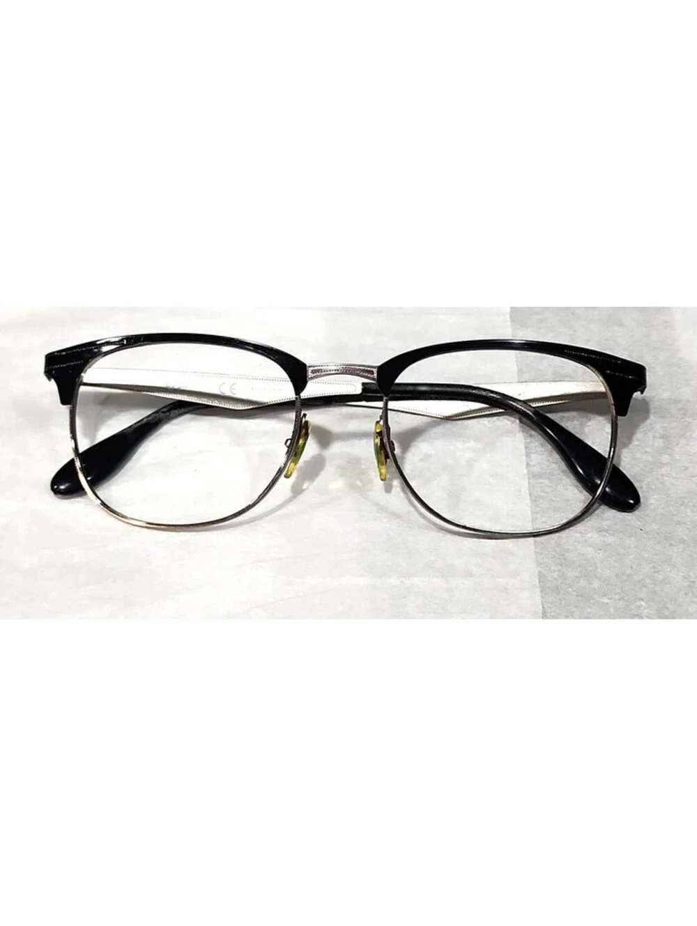Ray Ban RB6346 2861 Black Metal Silver Eyeglasses 52-19 145